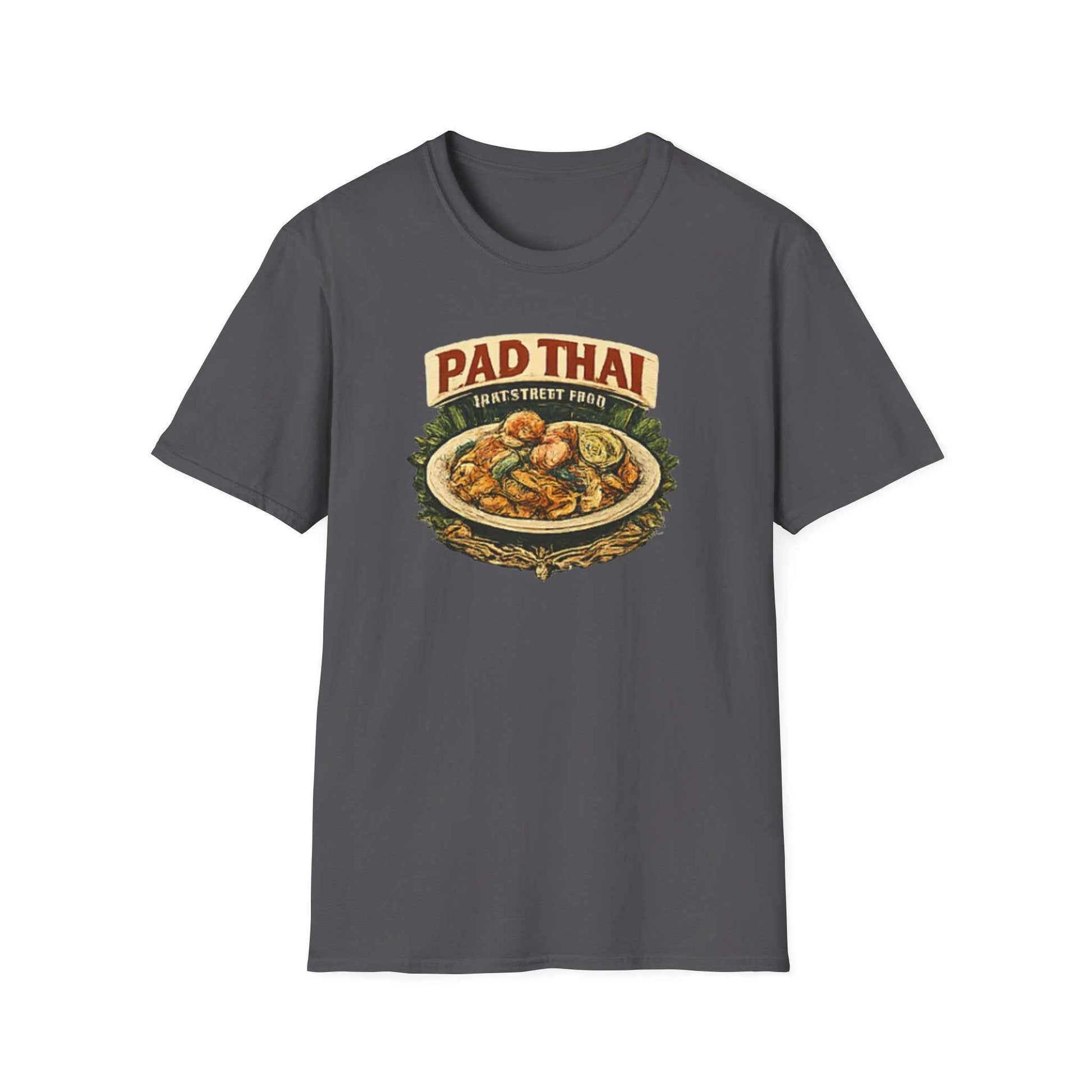 Pad Thai T-Shirt navy — Thai Street Food Streetwear Vorderansicht