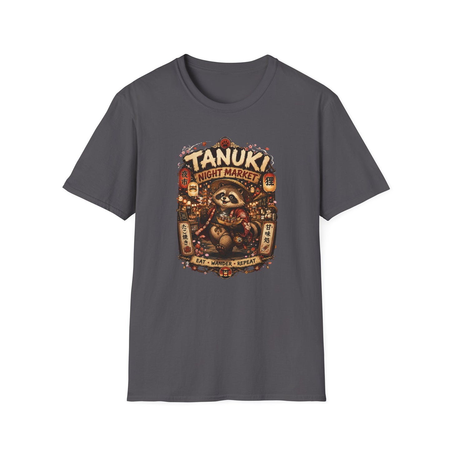 Tanuki Night Market T-Shirt Rückansicht Streetwear