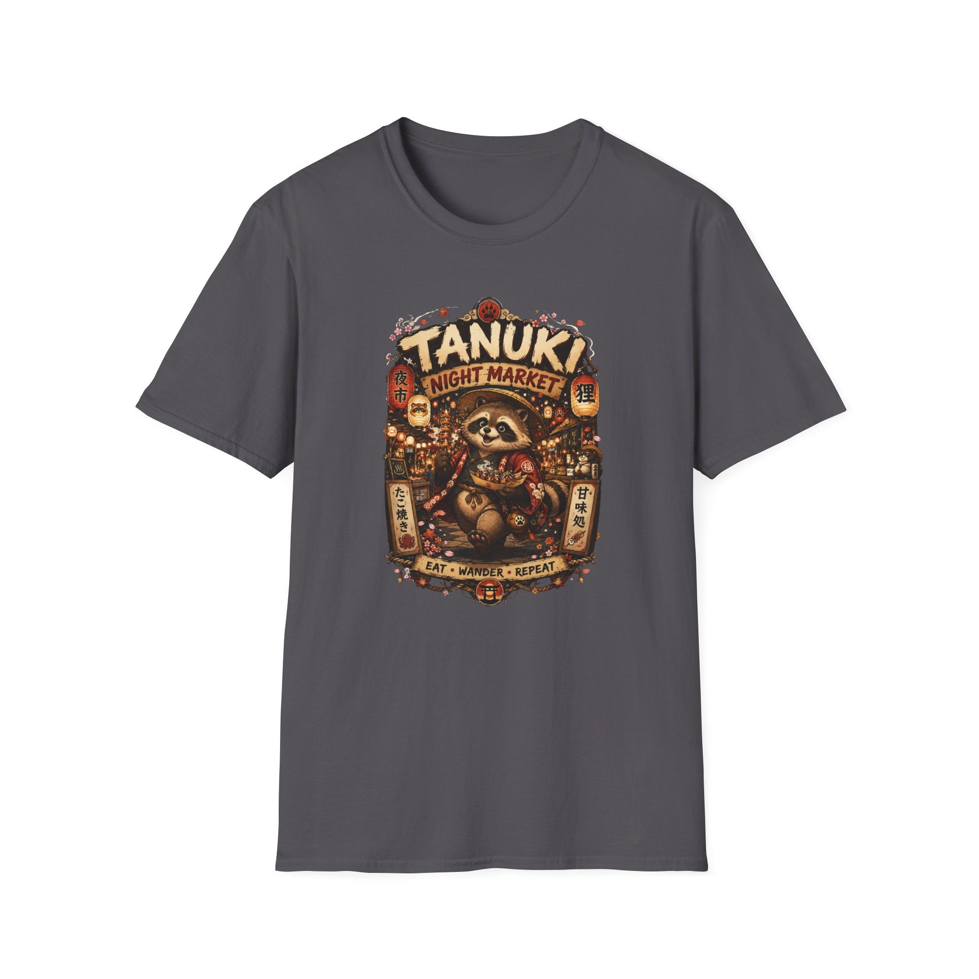 Tanuki Night Market T-Shirt Rückansicht Streetwear