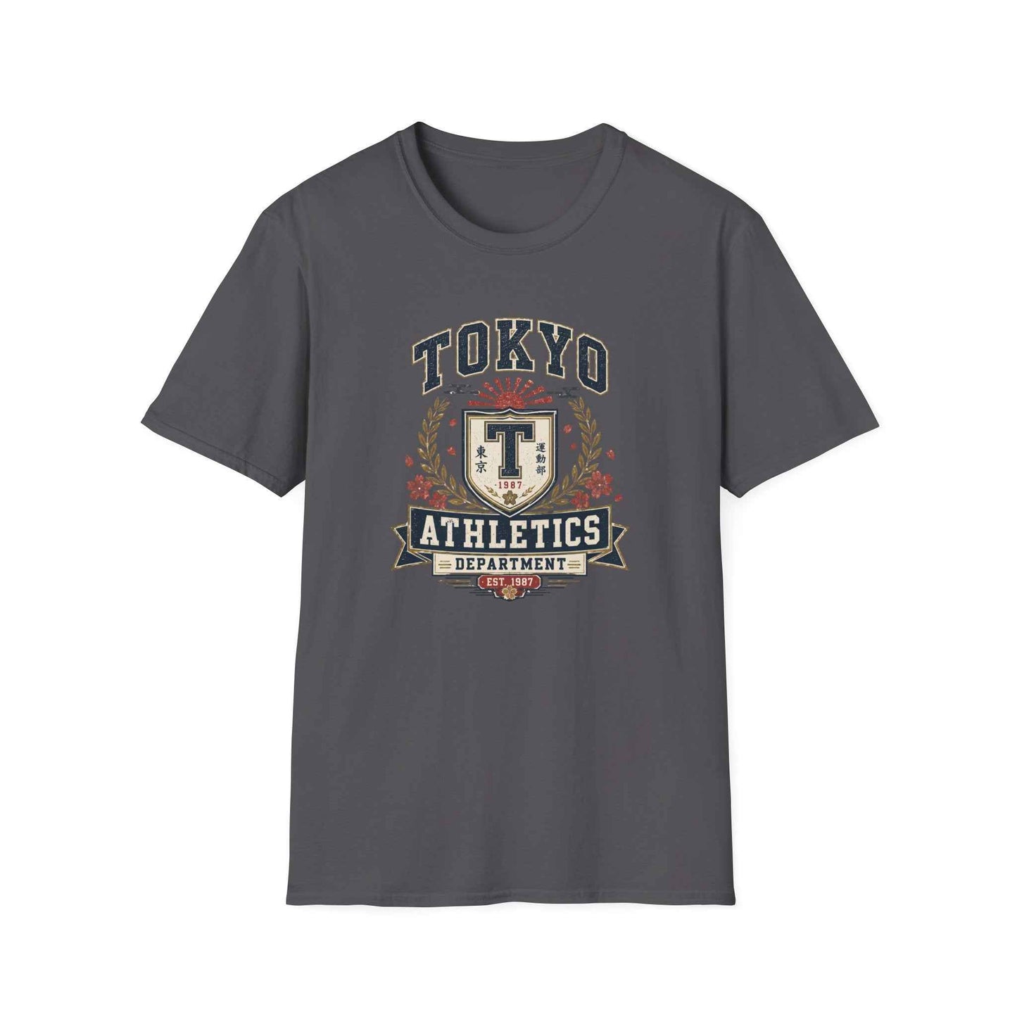 Tokyo Athletics Department T-Shirt White Japanese Varsity Graphic Tee