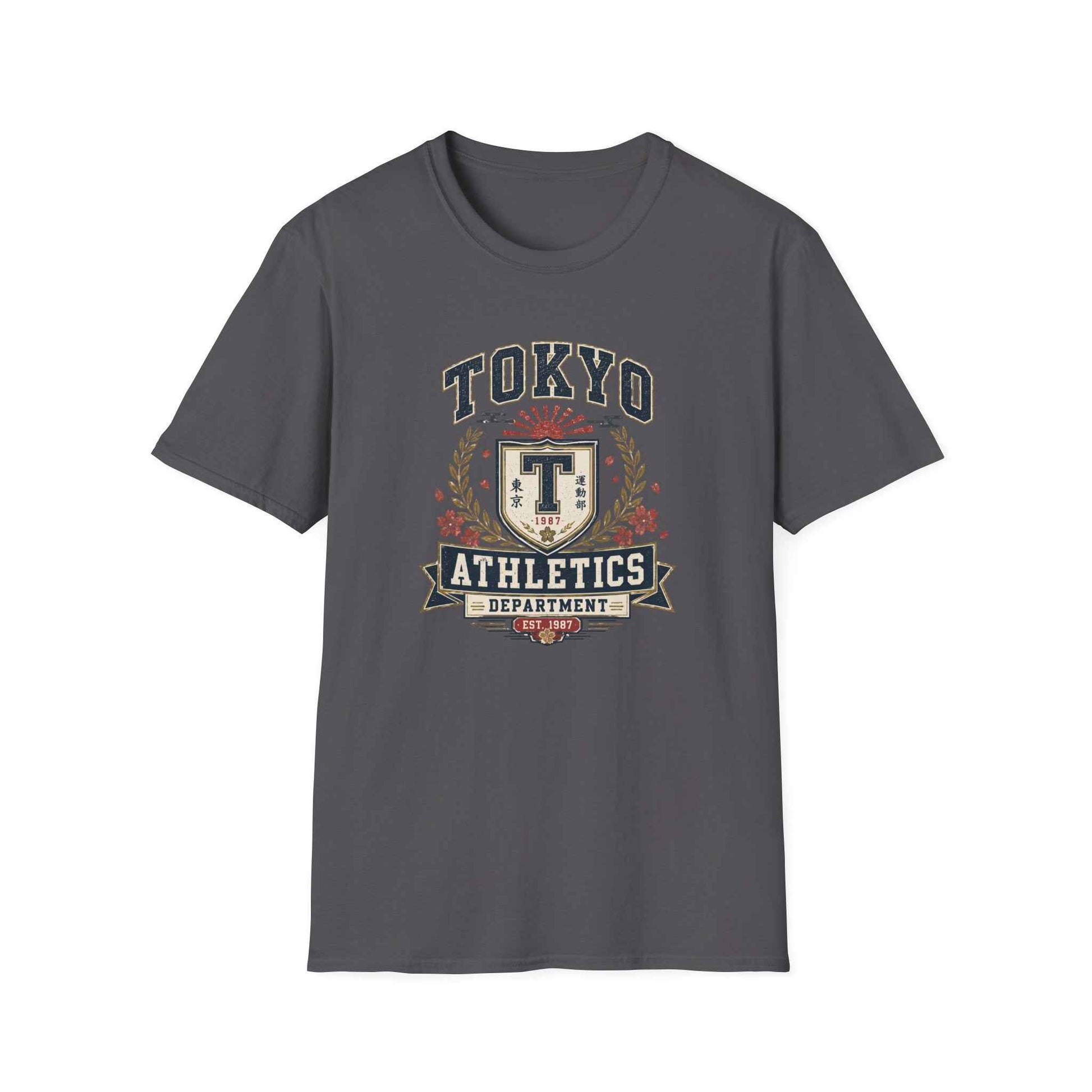 Tokyo Athletics Department T-Shirt White Japanese Varsity Graphic Tee