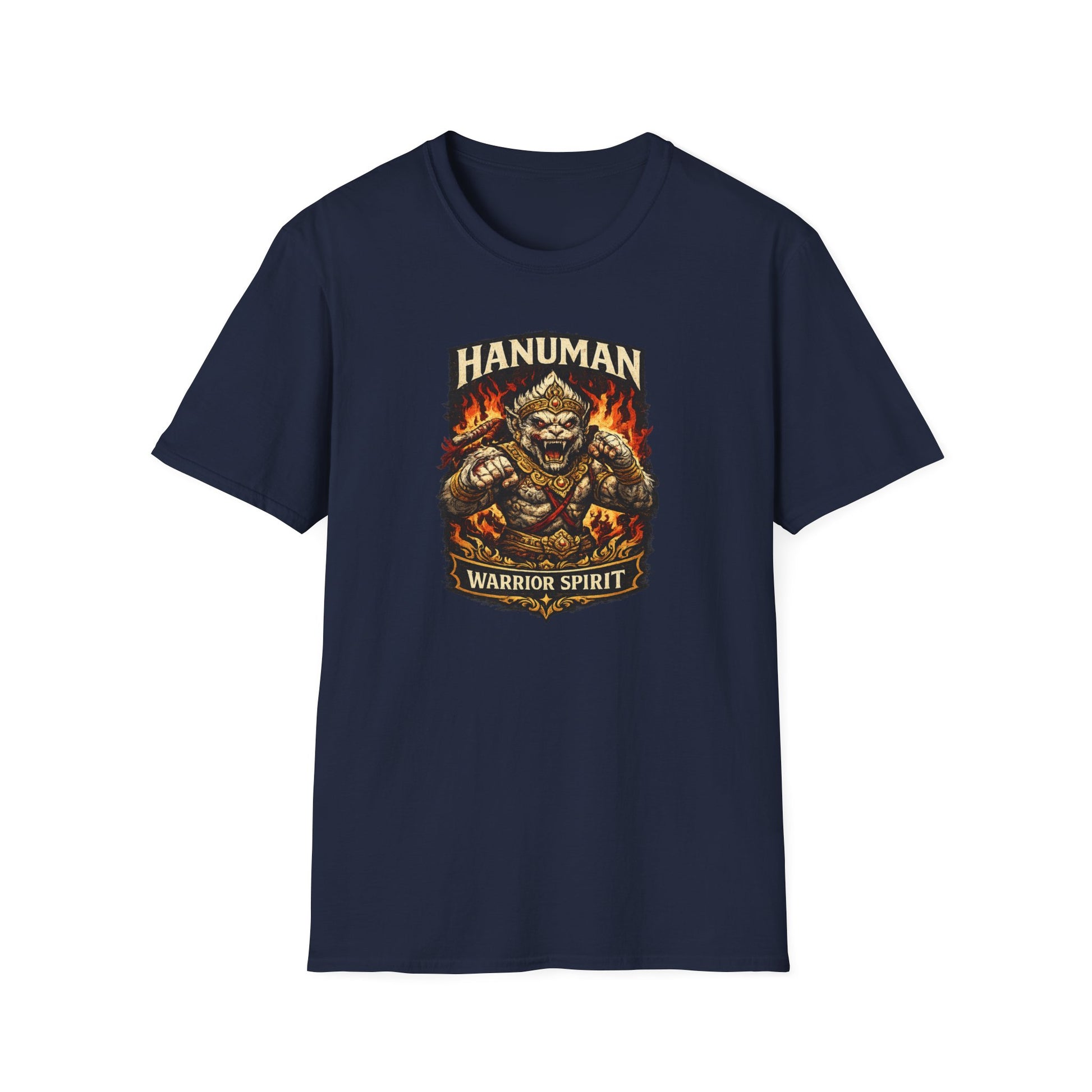 Hanuman Warrior Spirit Design Detail — Krieger-Emblem Nahaufnahme