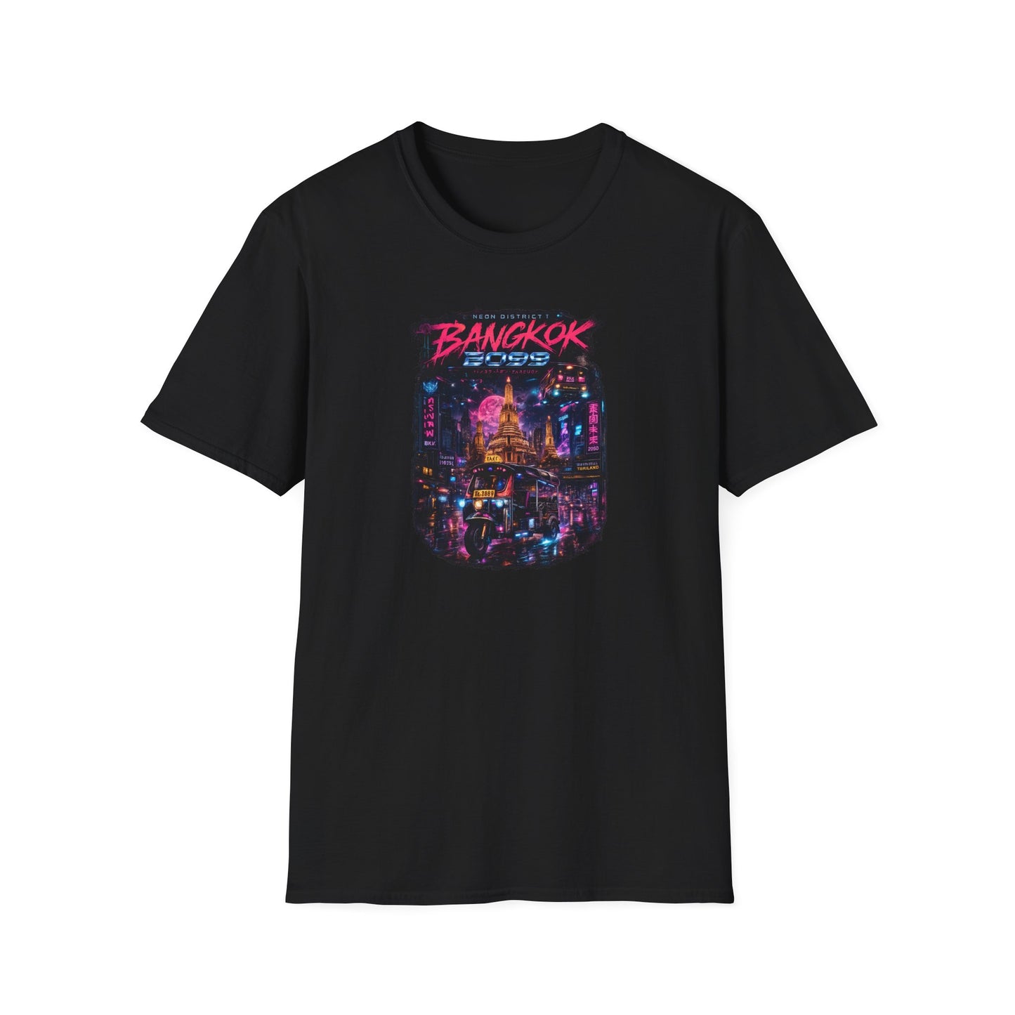 Bangkok 2099 T-Shirt Lifestyle — Cyberpunk Streetwear Thailand Design