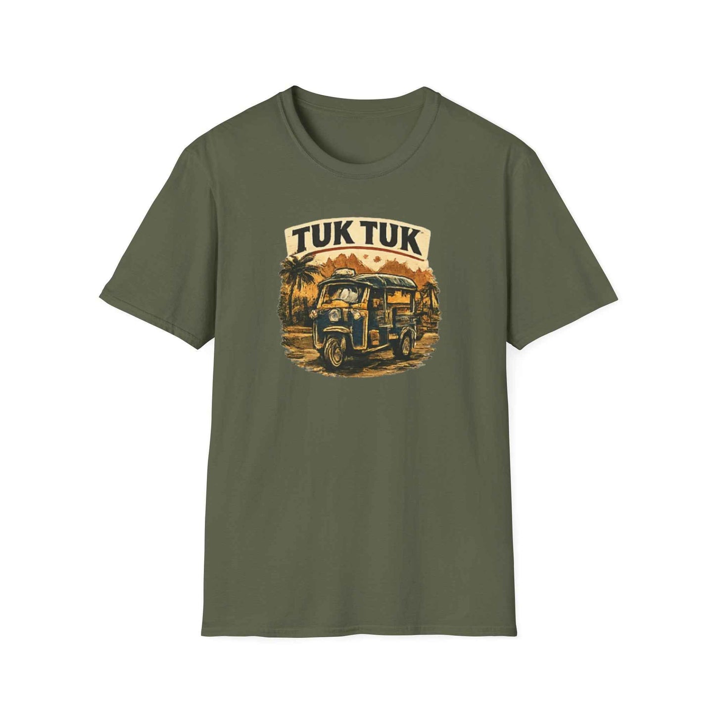 Tuk Tuk T-Shirt — Vintage Thailand Streetwear Retro Rikscha Motiv Herren Damen