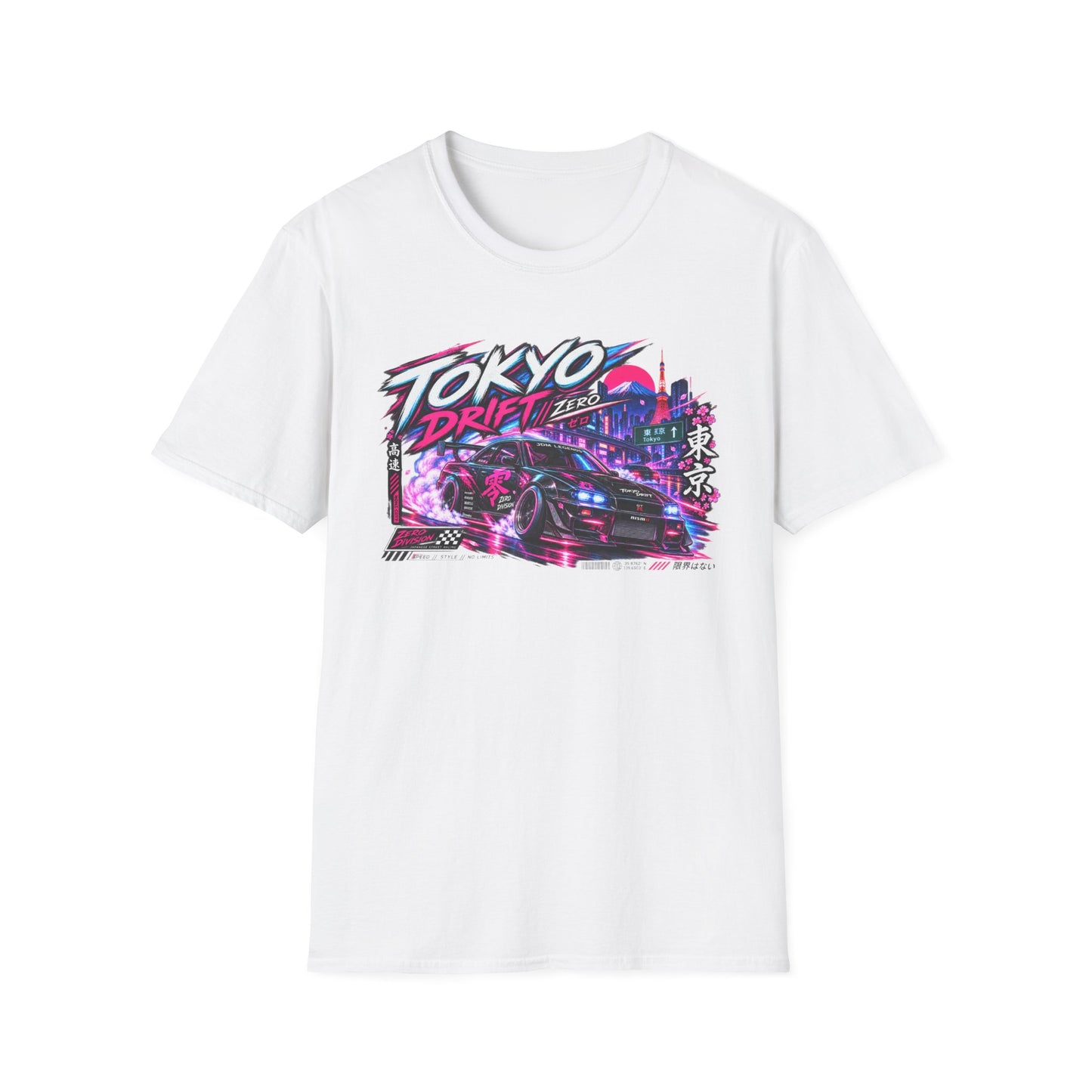 Tokyo Drift T-Shirt Rückansicht — JDM Streetwear