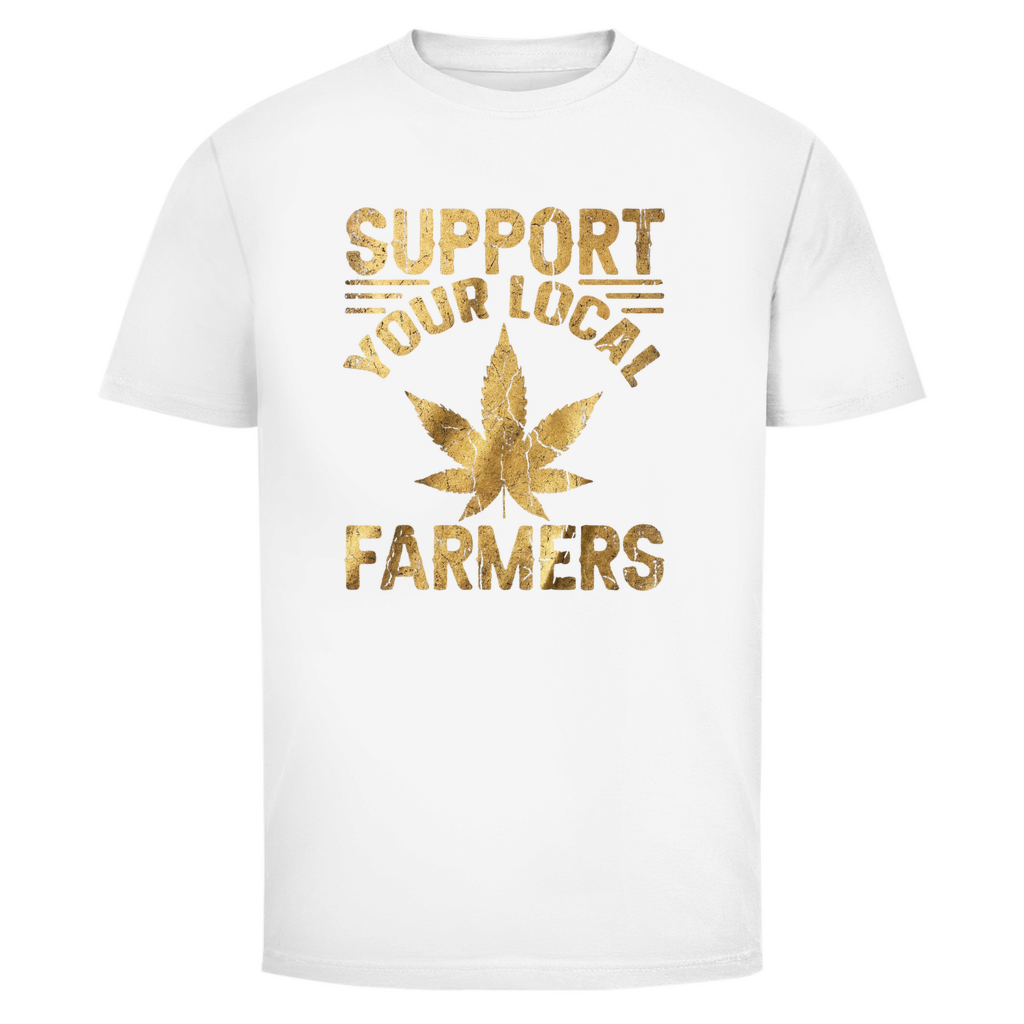 Support Your Local Farmers – Statement T-Shirt – T-Shirt Rückansicht