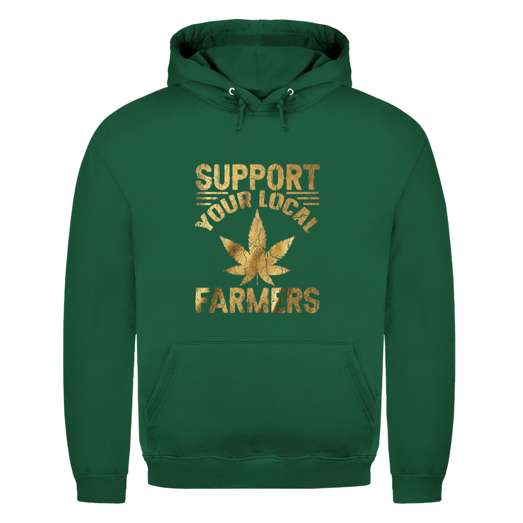 Support Your Local Farmers – Premium Hoodie – Hoodie Rückansicht