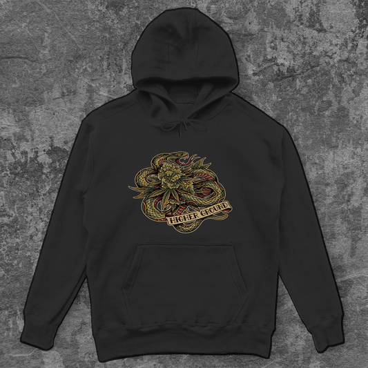 Higher Ground – Unisex Oversize Hoodie | Streetwear Style von Wild Boys – Hoodie Frontansicht