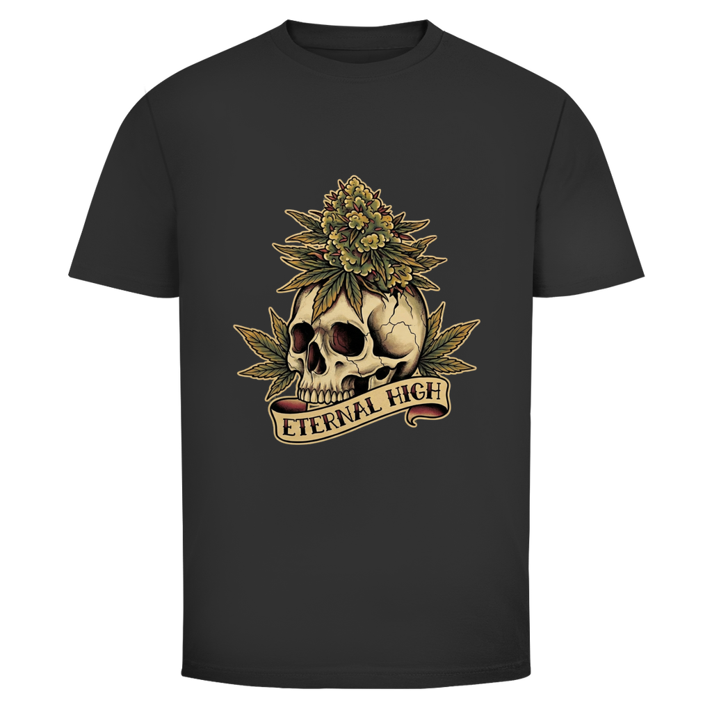 Higher Ground – Streetwear T-Shirt für Männer | Wild Boys Fishing Style – T-Shirt Frontansicht