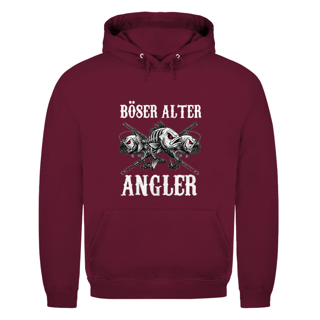 Böser alter Angler Hoodie – Herren Kapuzenpullover - Wild Boys Shop