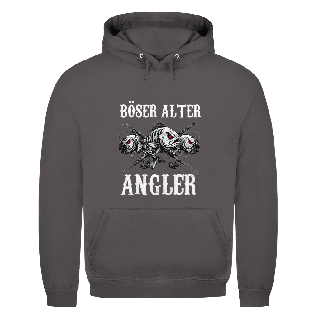 Böser alter Angler Hoodie – Herren Kapuzenpullover - Wild Boys Shop