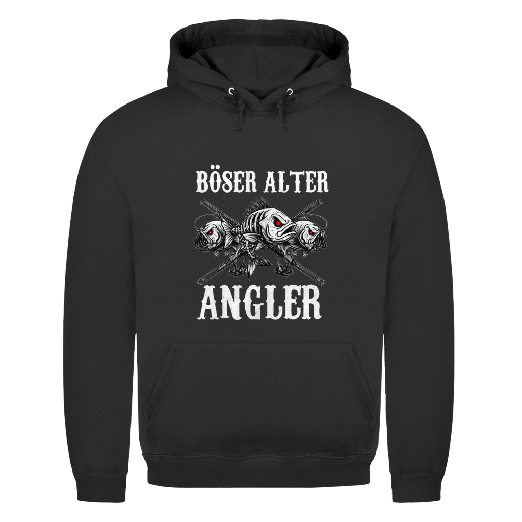 Böser alter Angler Hoodie – Herren Kapuzenpullover - Wild Boys Shop