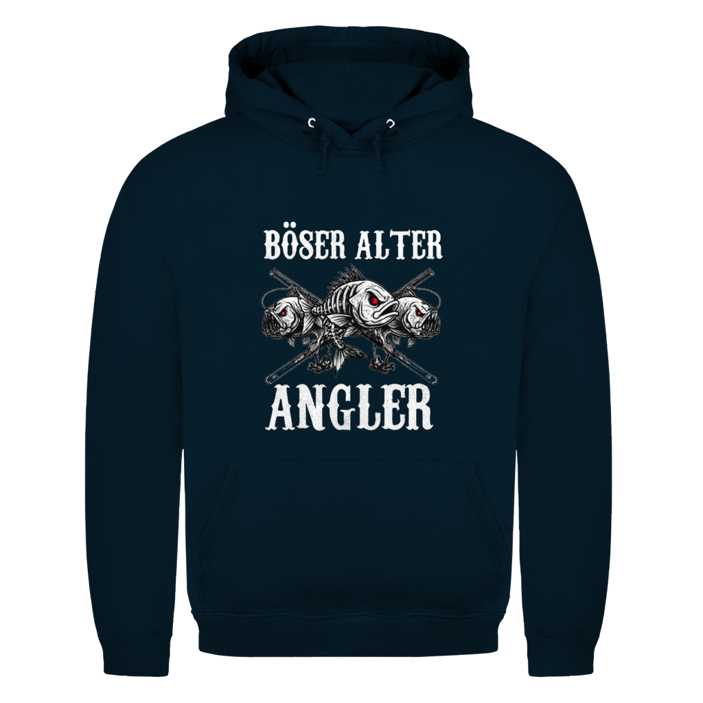 Böser alter Angler Hoodie – Herren Kapuzenpullover - Wild Boys Shop