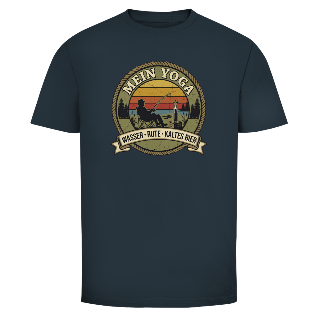 Mein Yoga Wasser Rute kaltes Bier | Angler Shirt - Wild Boys Shop