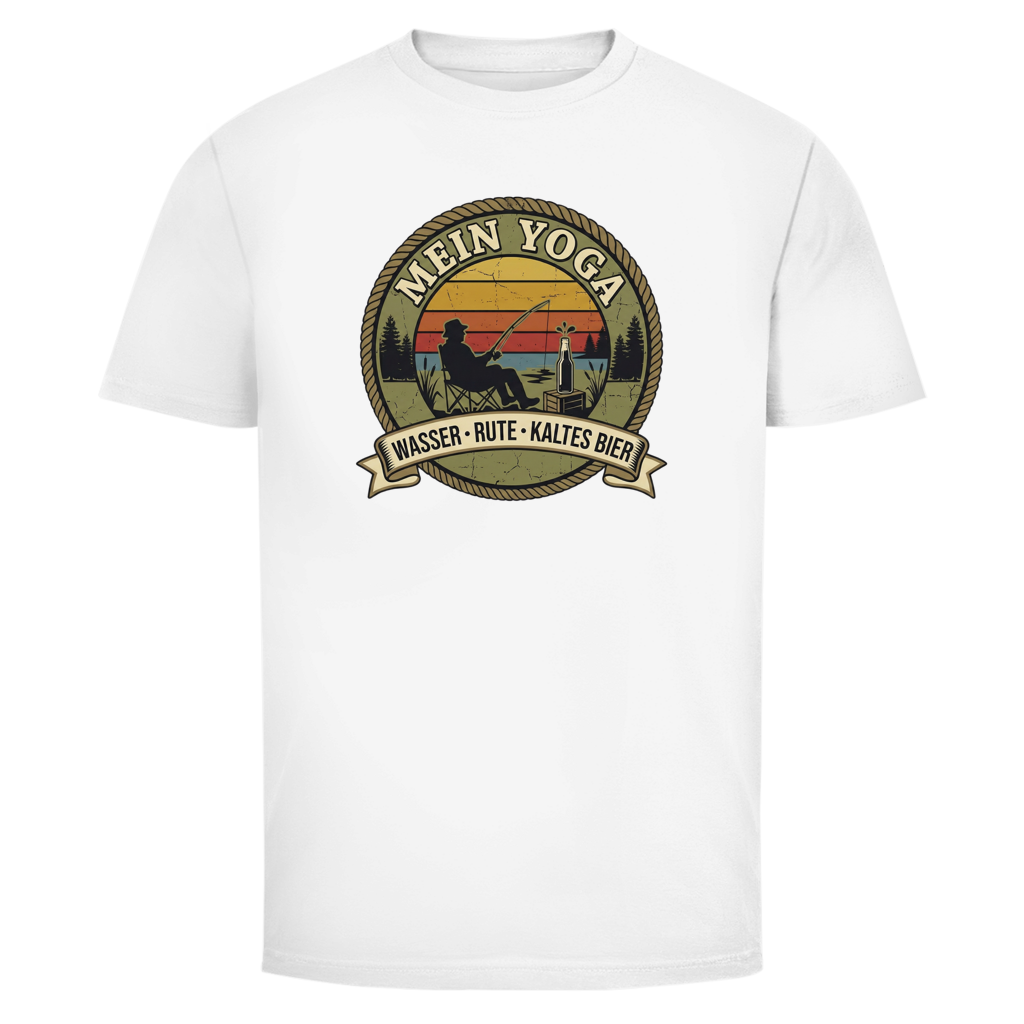 Mein Yoga Wasser Rute kaltes Bier | Angler Shirt - Wild Boys Shop