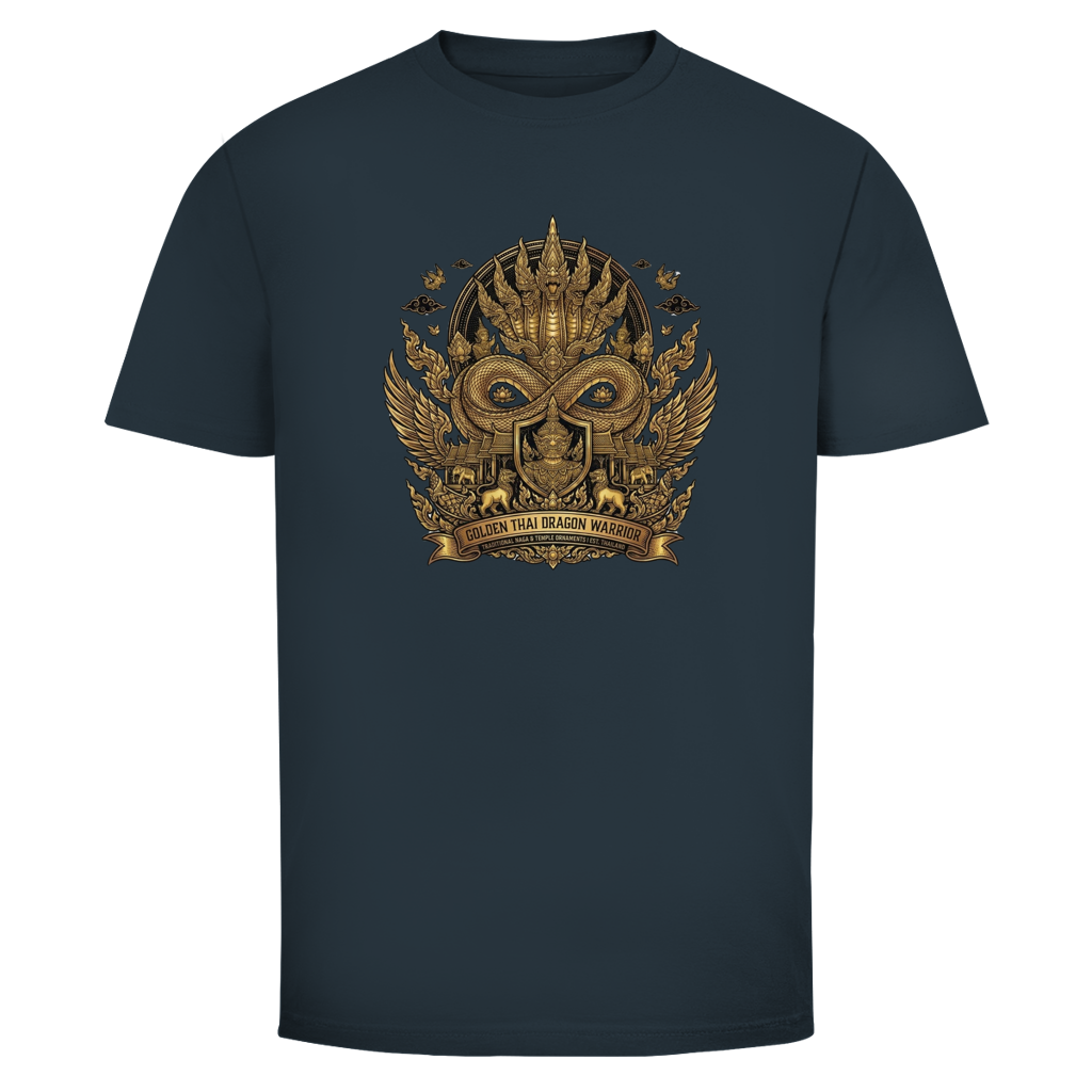 Golden Dragon Warrior T-Shirt – Thailand – T-Shirt Rückansicht