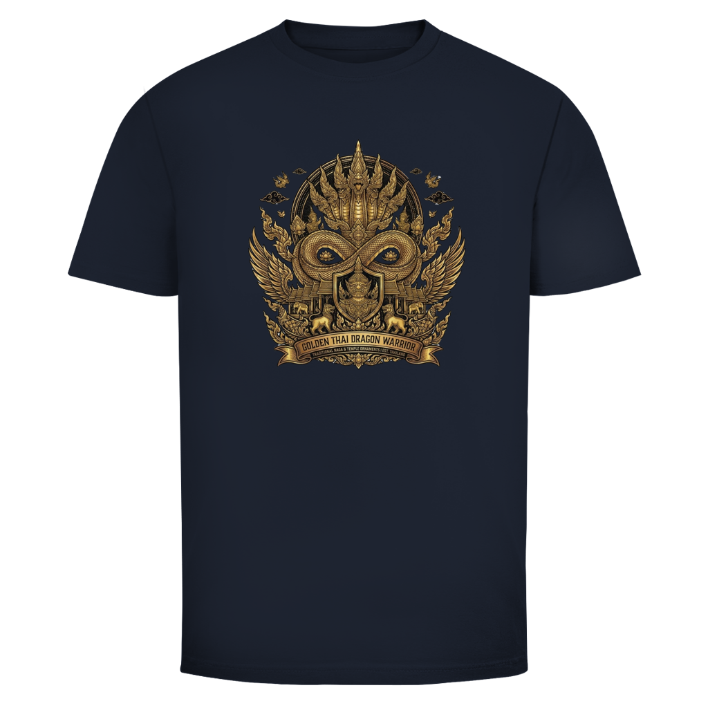 Golden Dragon Warrior T-Shirt – Thailand – T-Shirt Lifestyle-Ansicht