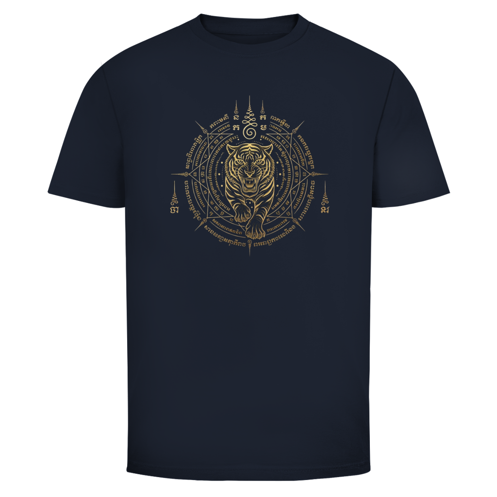 Golden Owl Mandala T-Shirt – Thailand – T-Shirt Rückansicht