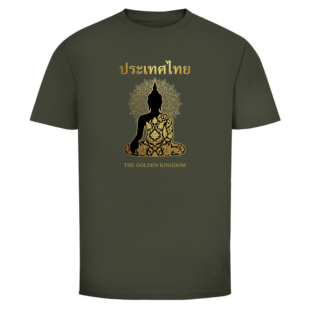 Buddha T-Shirt — Golden Kingdom Thailand Spiritual Graphic Tee | Buddhistisches Geschenk – T-Shirt Ansicht 7