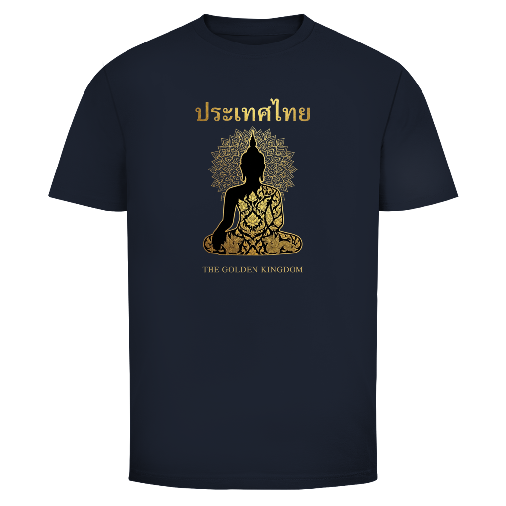 Buddha T-Shirt — Golden Kingdom Thailand Spiritual Graphic Tee | Buddhistisches Geschenk – T-Shirt Größentabelle