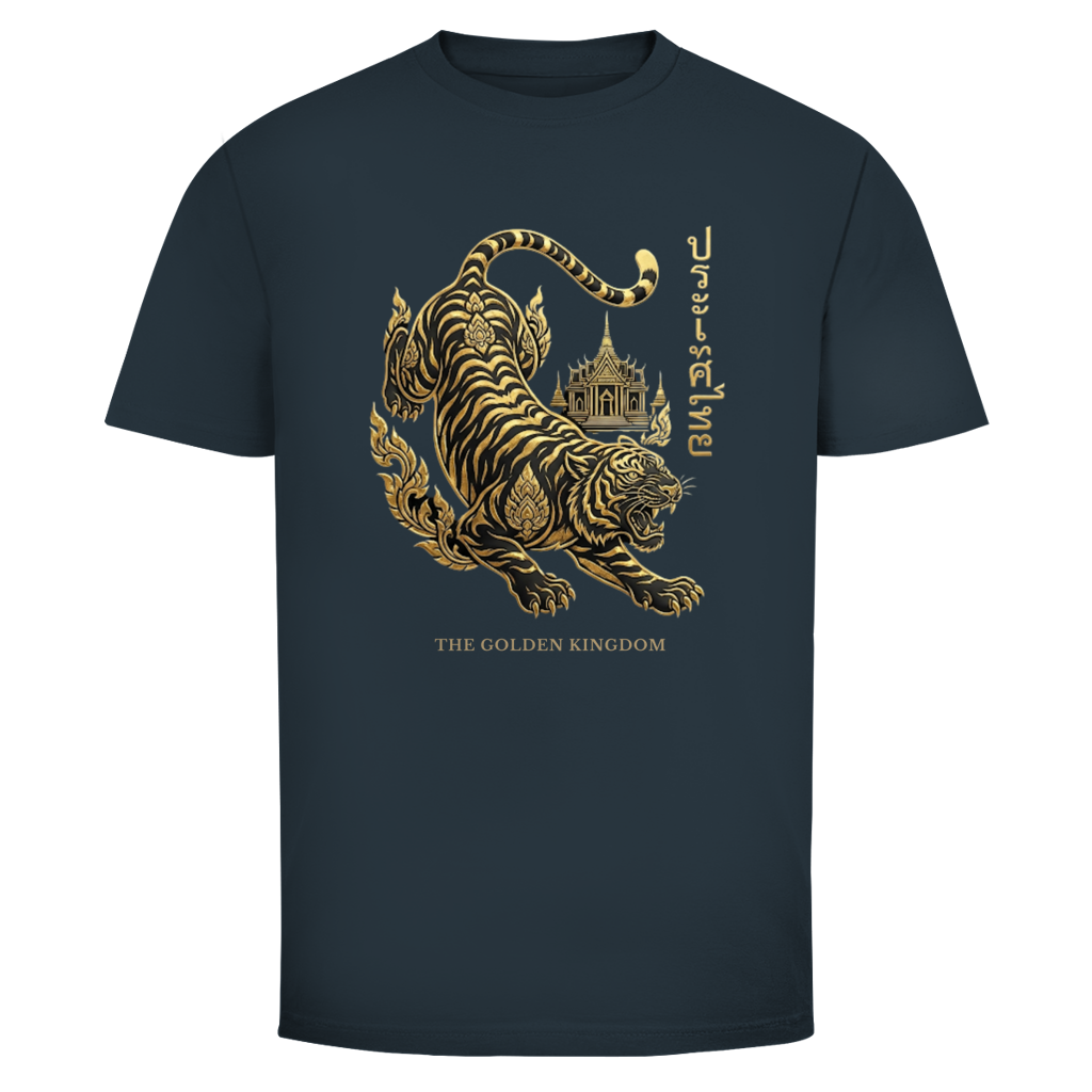Tiger T-Shirt — Thailand Sukajan Gold Streetwear Graphic Tee | Geschenk fuer Ihn – T-Shirt Ansicht 9