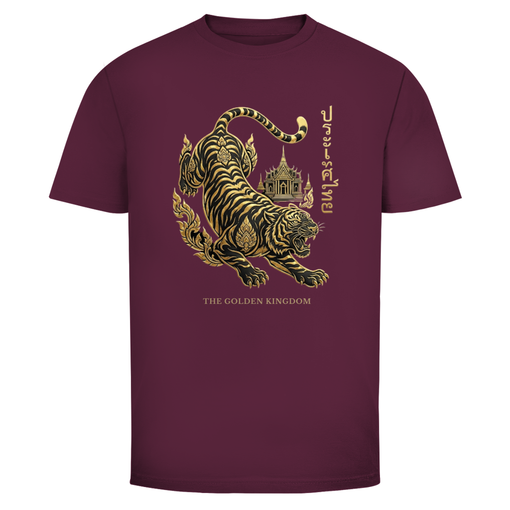 Tiger T-Shirt — Thailand Sukajan Gold Streetwear Graphic Tee | Geschenk fuer Ihn – T-Shirt Ansicht 11