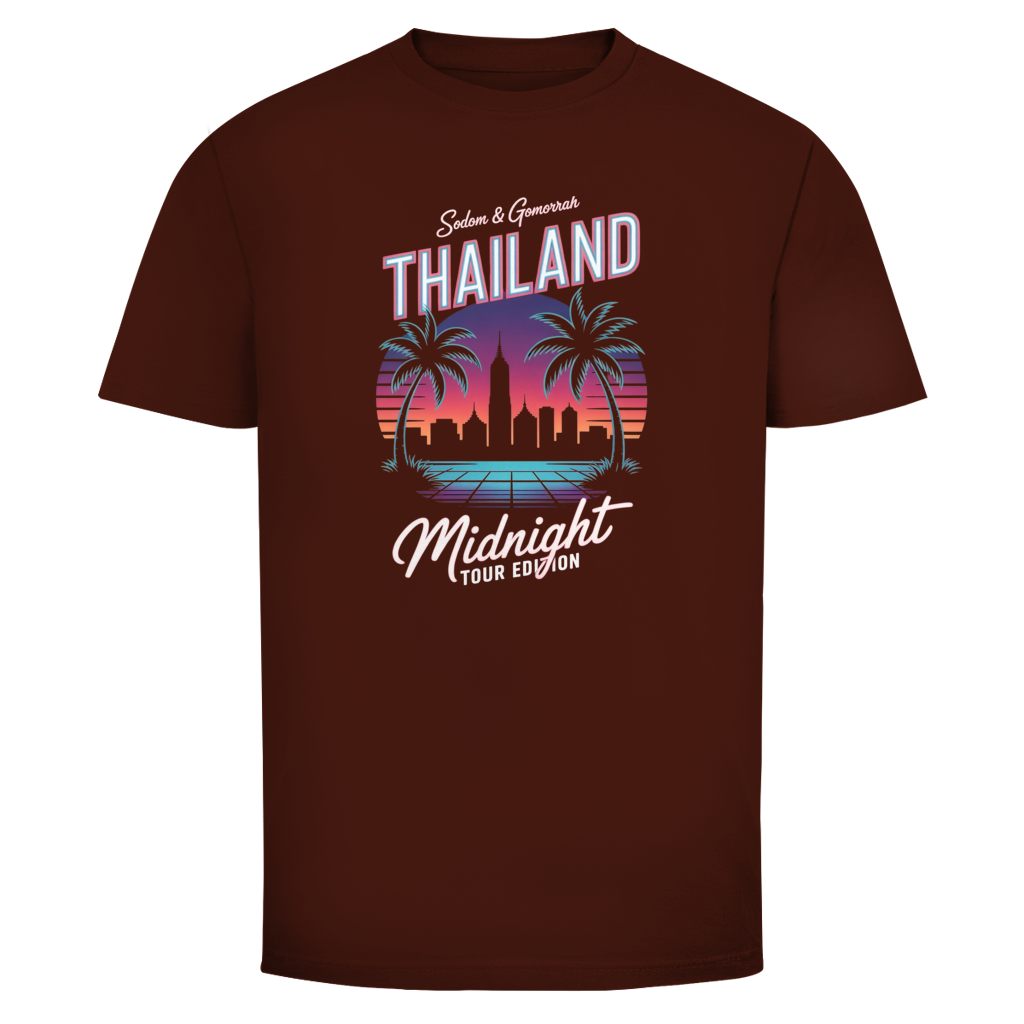 Thailand Midnight Skyline T-Shirt Herren – T-Shirt Größentabelle
