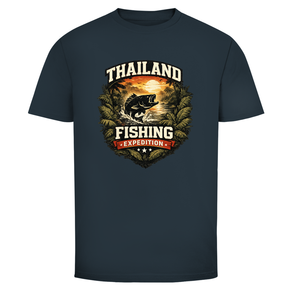 Thailand Fishing Expedition T-Shirt – Angeln – T-Shirt Größentabelle