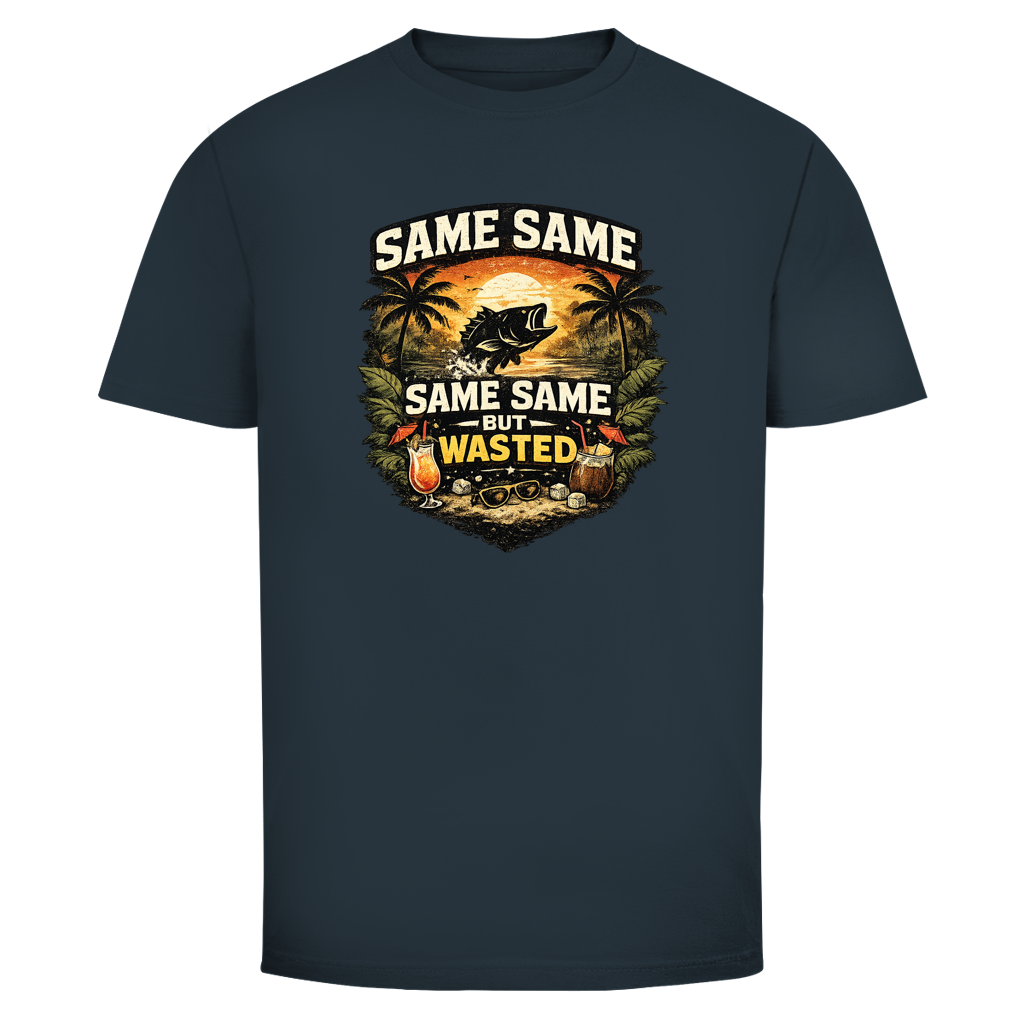 Same Same But Wasted T-Shirt — Thailand Party Vintage Graphic Tee | Lustiges Reise Geschenk – T-Shirt Ansicht 6