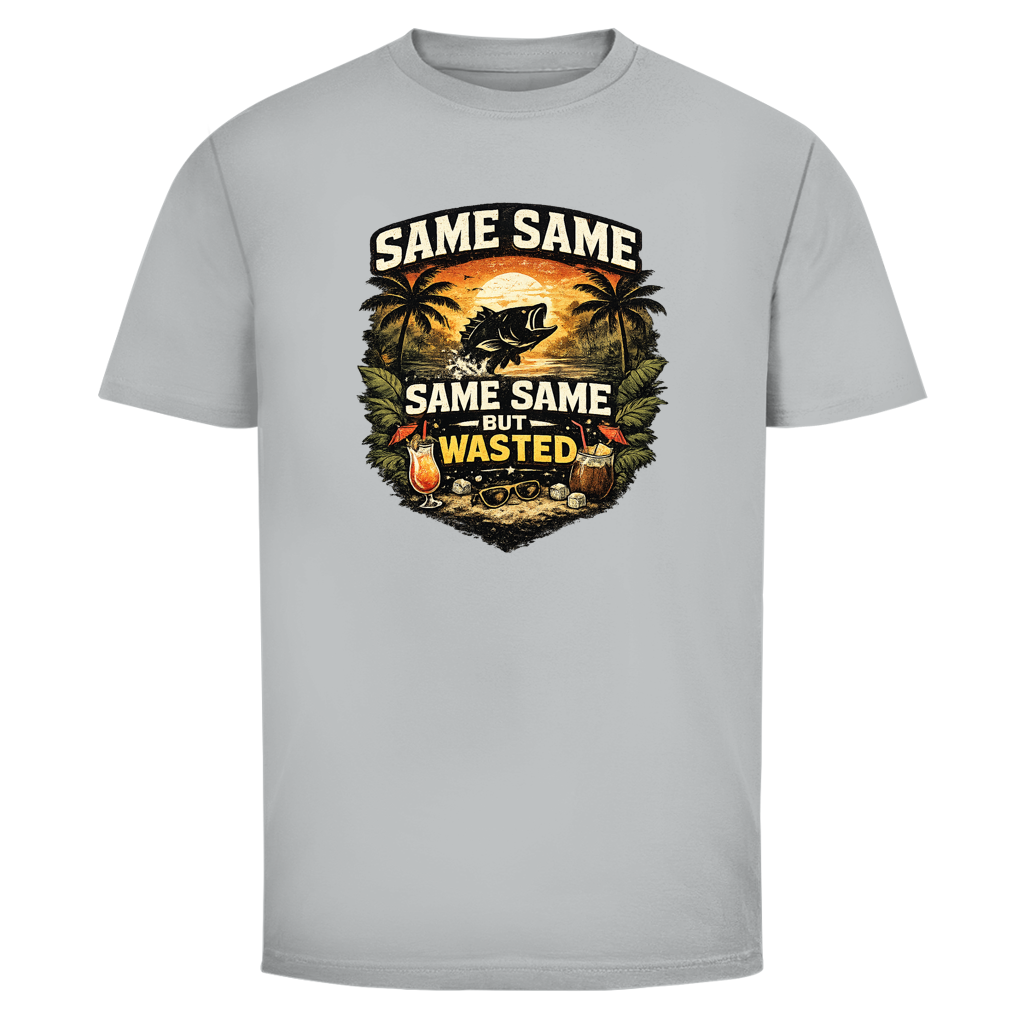 Same Same But Wasted T-Shirt — Thailand Party Vintage Graphic Tee | Lustiges Reise Geschenk – T-Shirt Lifestyle-Ansicht