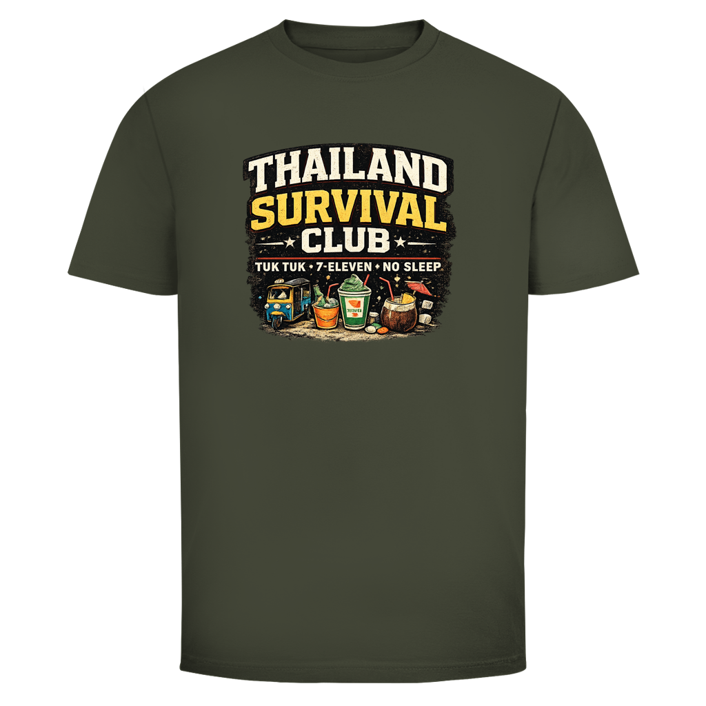 Thailand Survival Club T-Shirt – Herren – T-Shirt Größentabelle