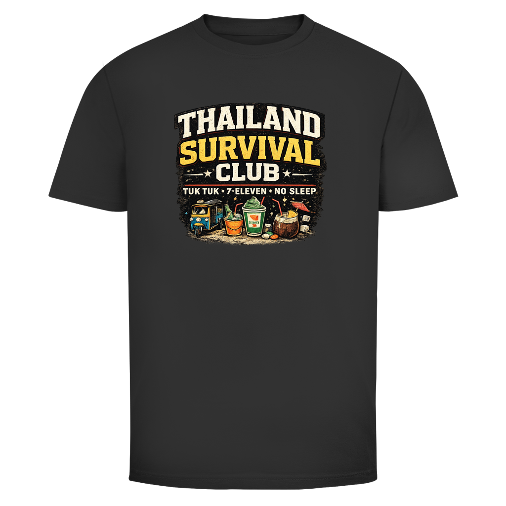 Thailand Survival Club T-Shirt – Herren – T-Shirt Frontansicht