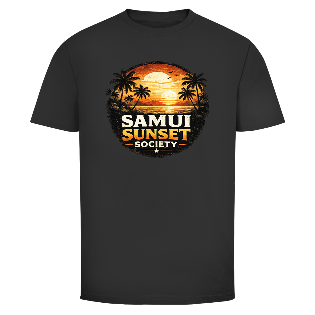 Samui Sunset Society T-Shirt – Thailand – T-Shirt Lifestyle-Ansicht