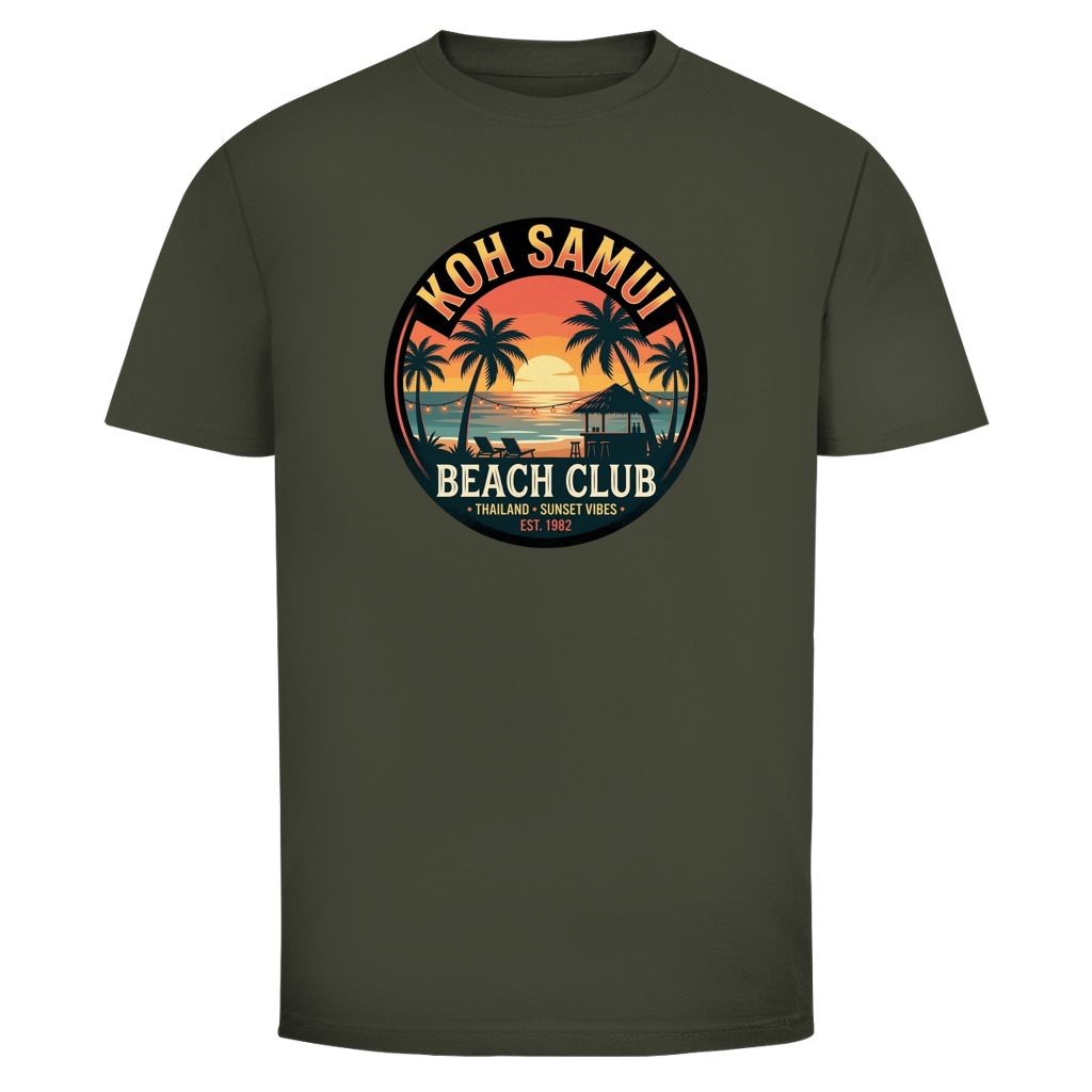 Koh Samui Beach Club T-Shirt – Thailand – T-Shirt Größentabelle
