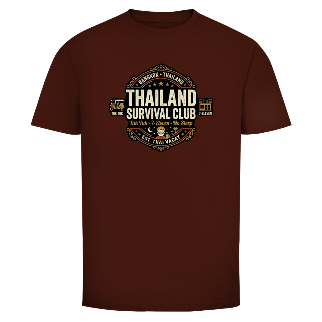 Thailand Survival Club T-Shirt – Vintage – T-Shirt Ansicht 6