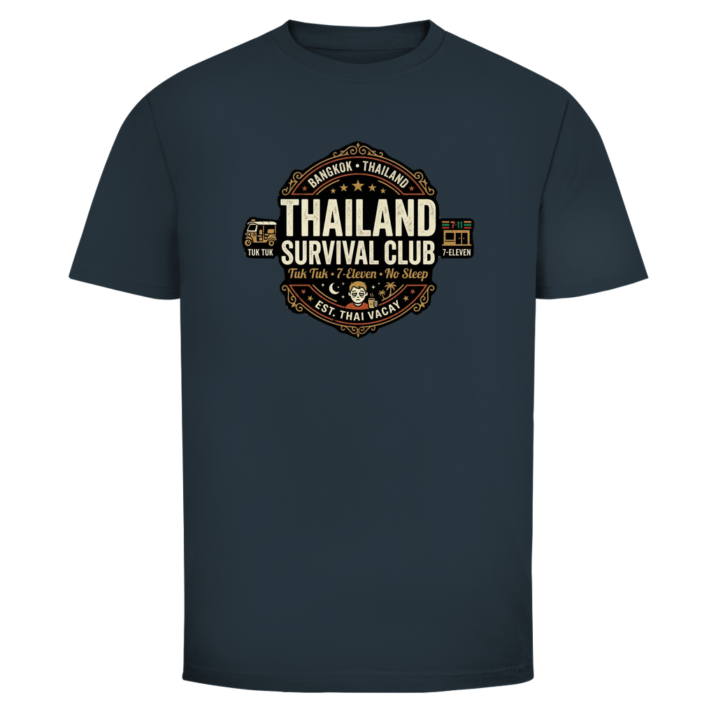 Thailand Survival Club T-Shirt – Vintage – T-Shirt Ansicht 8