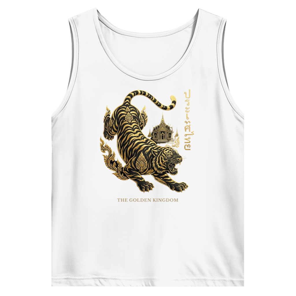 Thailand Tiger Tank Top – Herren Souvenir – Tank Top Rückansicht