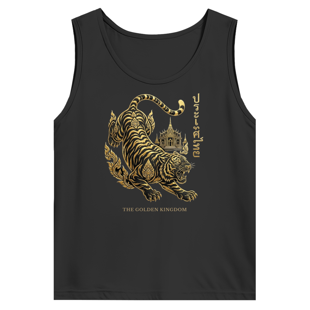 Thailand Tiger Tank Top – Herren Souvenir – Tank Top Frontansicht