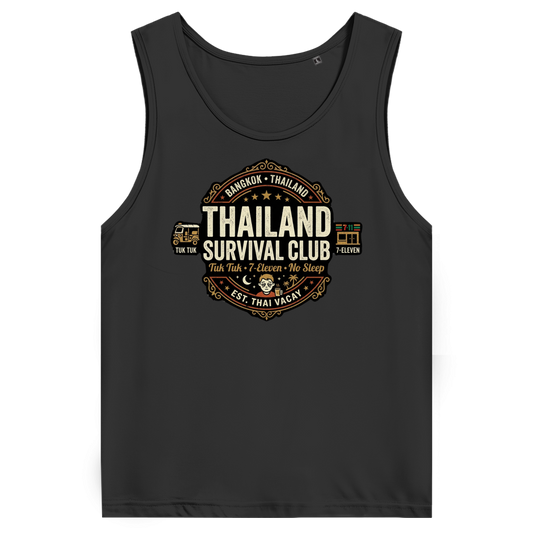 Thailand Survival Club Tank Top – Herren – Tank Top Frontansicht