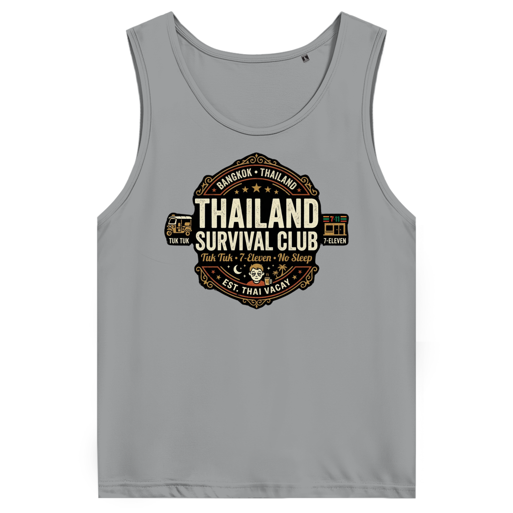 Thailand Survival Club Tank Top – Herren – Tank Top Lifestyle-Ansicht