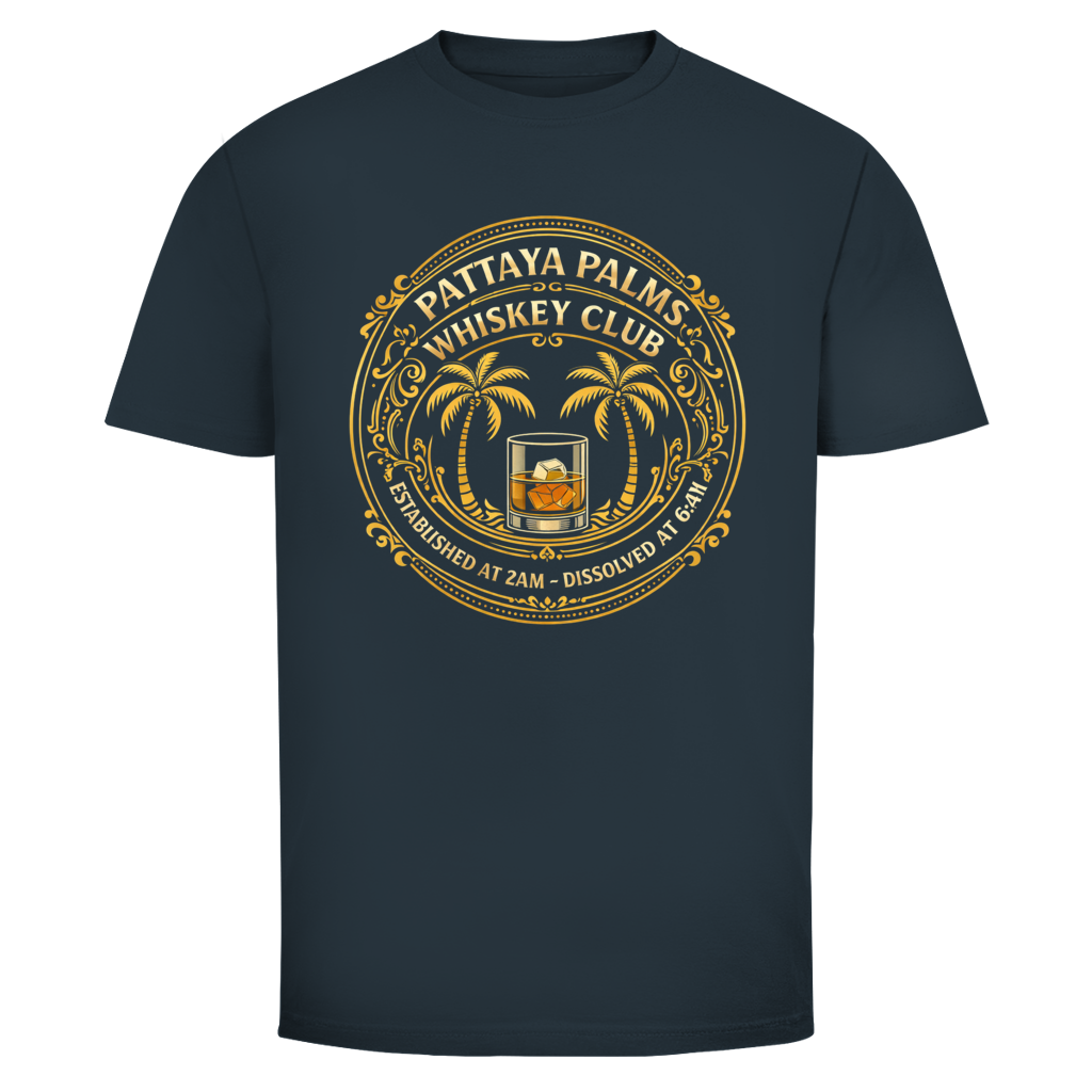 Thailand Whiskey Club T-Shirt – Pattaya – T-Shirt Größentabelle