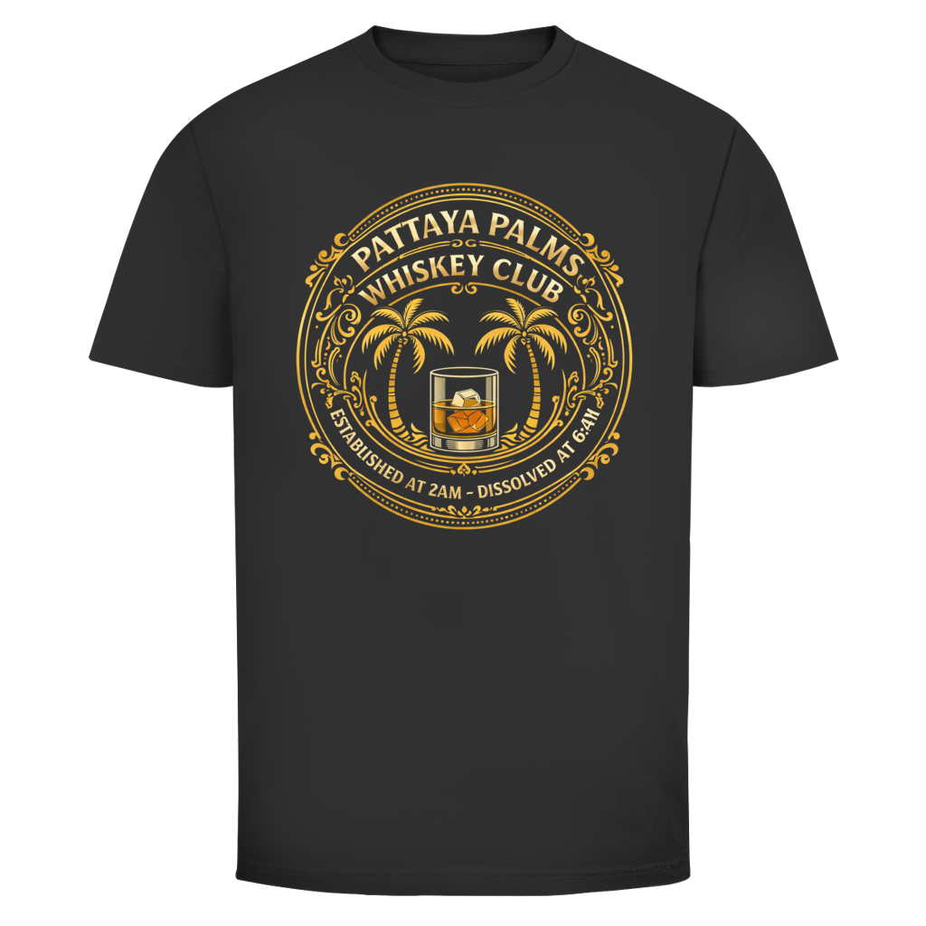 Thailand Whiskey Club T-Shirt – Pattaya – T-Shirt Frontansicht