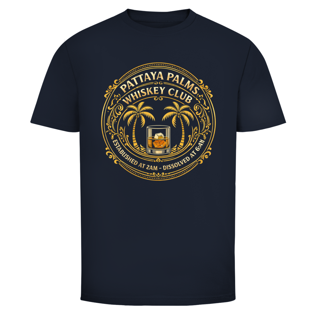 Thailand Whiskey Club T-Shirt – Pattaya – T-Shirt Rückansicht