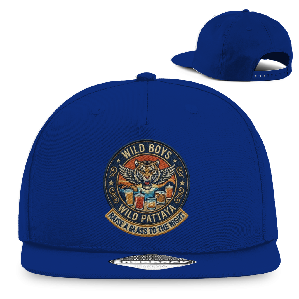 Wild Pattaya Snapback Cap – Raise a Glass to the Night – T-Shirt Größentabelle