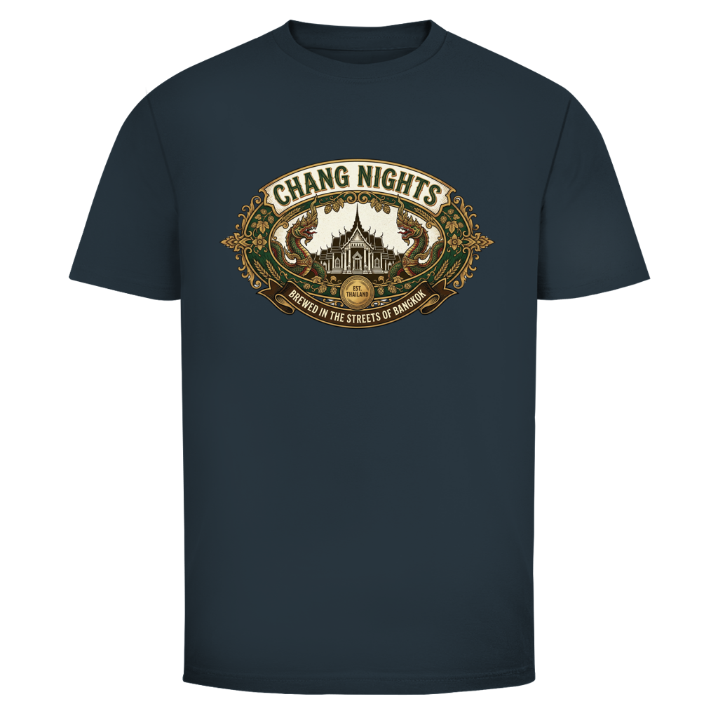 Chang Nights T-Shirt — Bangkok Streetwear Grafik Shirt – T-Shirt Lifestyle-Ansicht