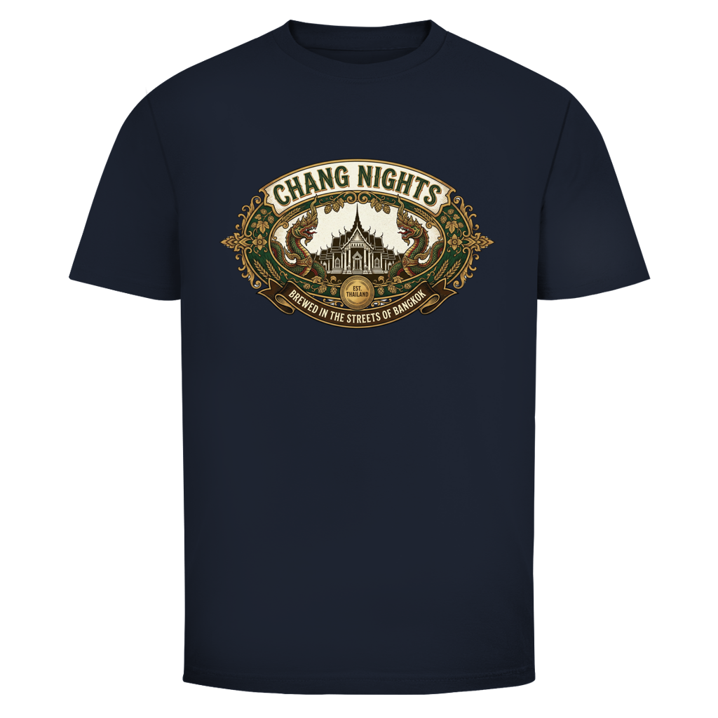 Chang Nights T-Shirt — Bangkok Streetwear Grafik Shirt – T-Shirt Größentabelle