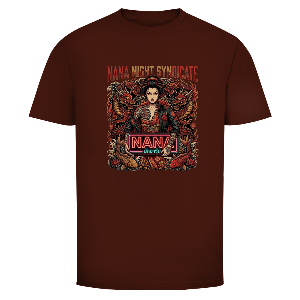 Nana Night Syndicate T-Shirt — Bangkok Nightlife Graphic Tee – T-Shirt Ansicht 7