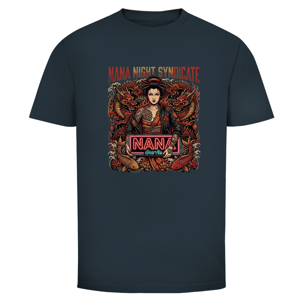 Nana Night Syndicate T-Shirt — Bangkok Nightlife Graphic Tee – T-Shirt Ansicht 8