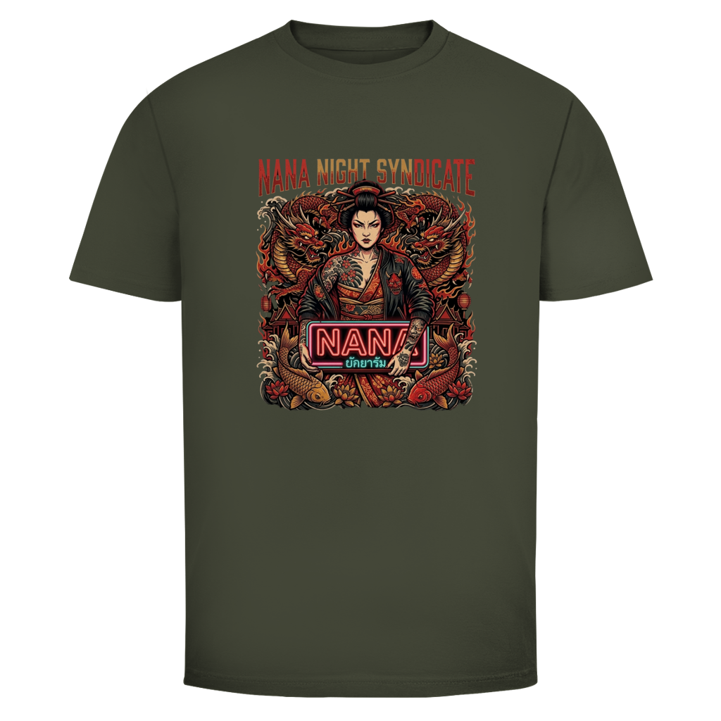 Nana Night Syndicate T-Shirt — Bangkok Nightlife Graphic Tee – T-Shirt Ansicht 9