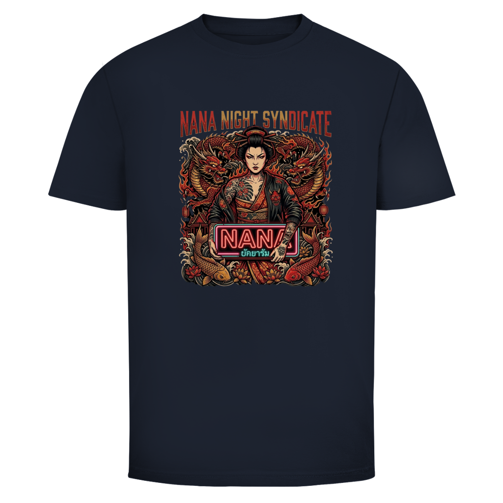 Nana Night Syndicate T-Shirt — Bangkok Nightlife Graphic Tee – T-Shirt Ansicht 6